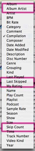 iTunes 7 smart playlists