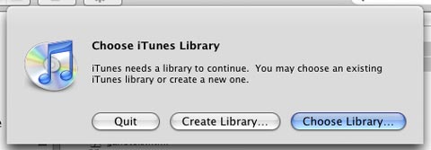 iTunes 7 multiple libraries