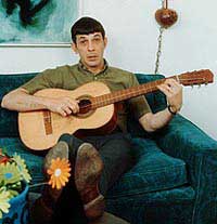 nimoy strums guitar