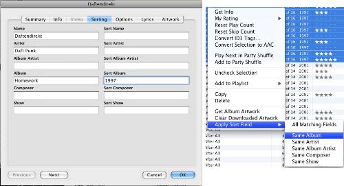 add a year to Sort Album to sort by release date add a year to Sort Album to sort by release date